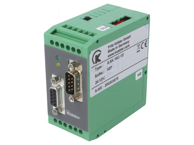 Omvormer: signaal-; IP20; op DIN-rail; -20÷60°C; encoders Omvormer: signaal-; IP20; op DIN-rail; -20÷60°C; encoders